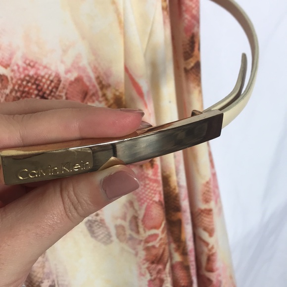 Calvin Klein Snake Print Midi Dress - Picture 9 of 9